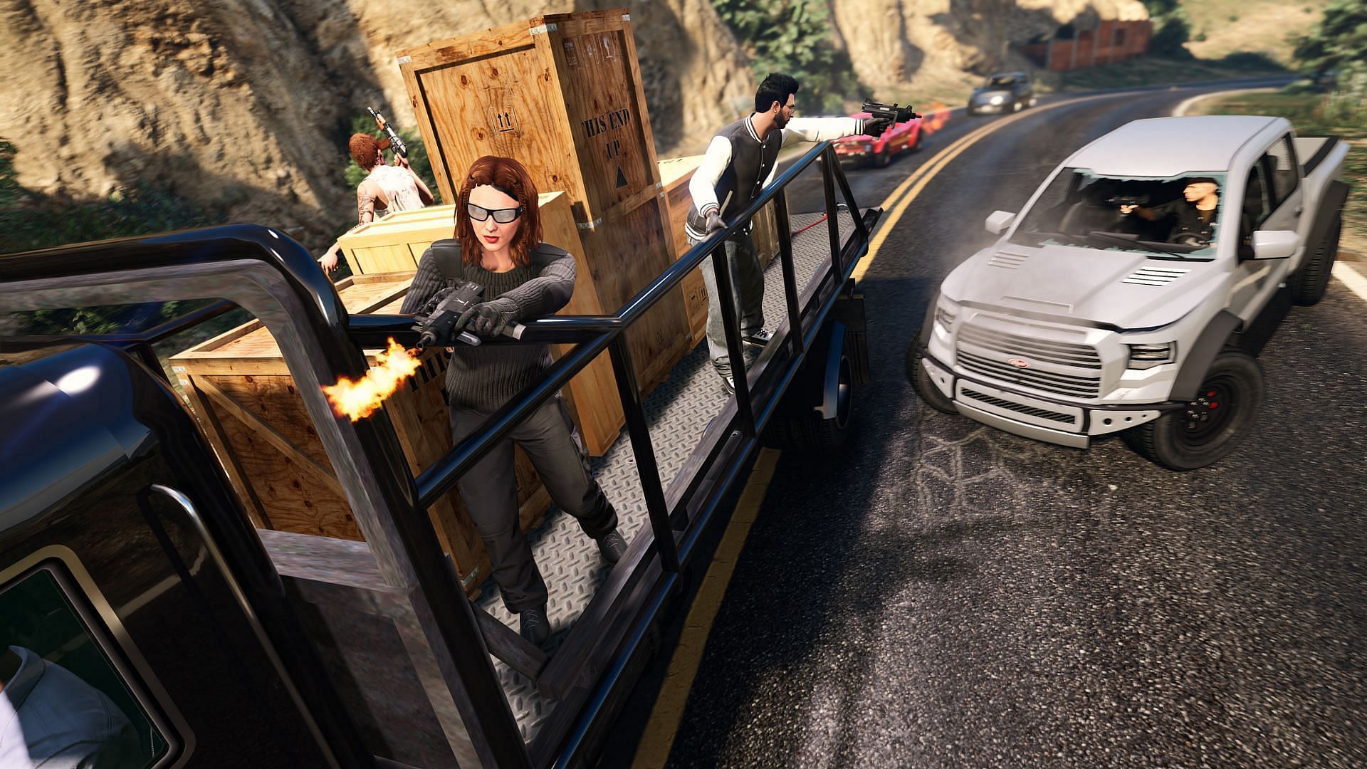A promotional image for the next GTA Online DLC (Image via Rockstar Games)
